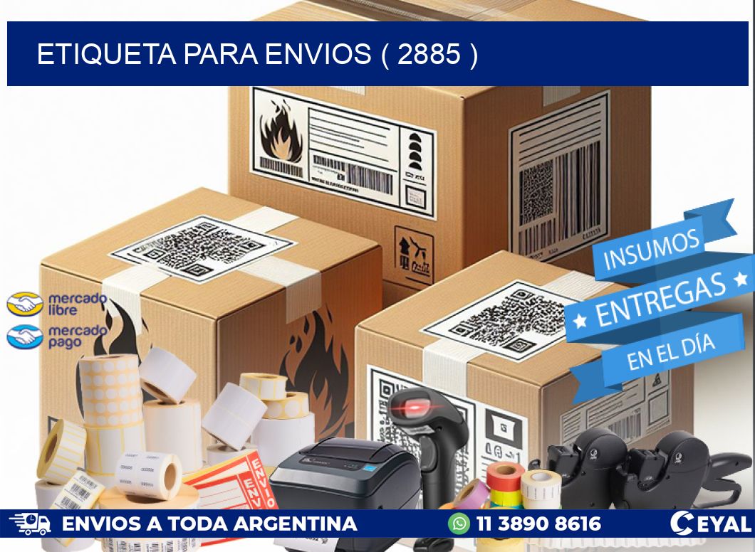 ETIQUETA PARA ENVIOS ( 2885 )