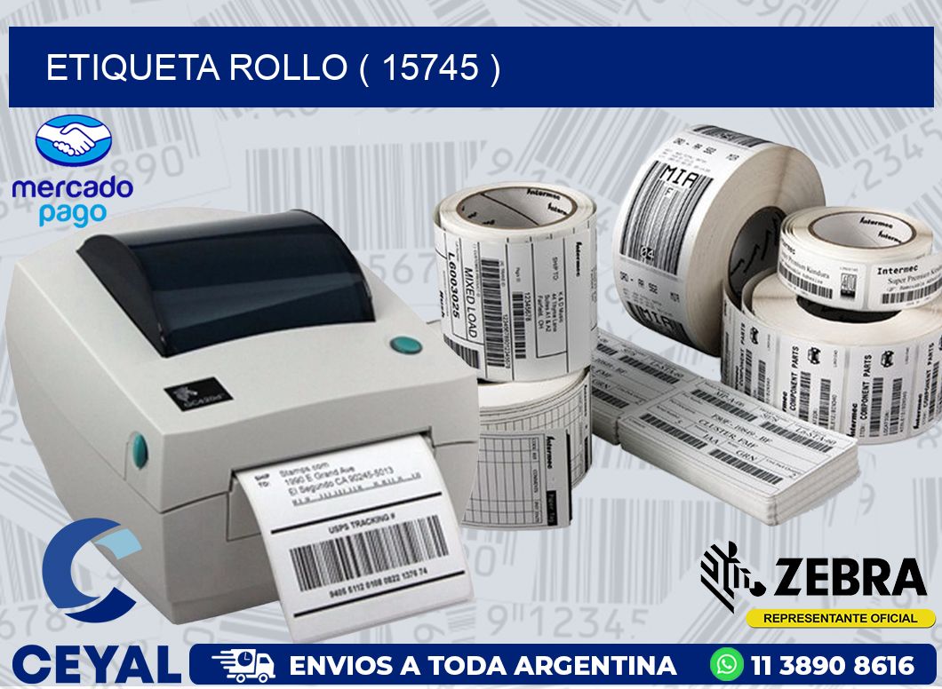 ETIQUETA ROLLO ( 15745 )
