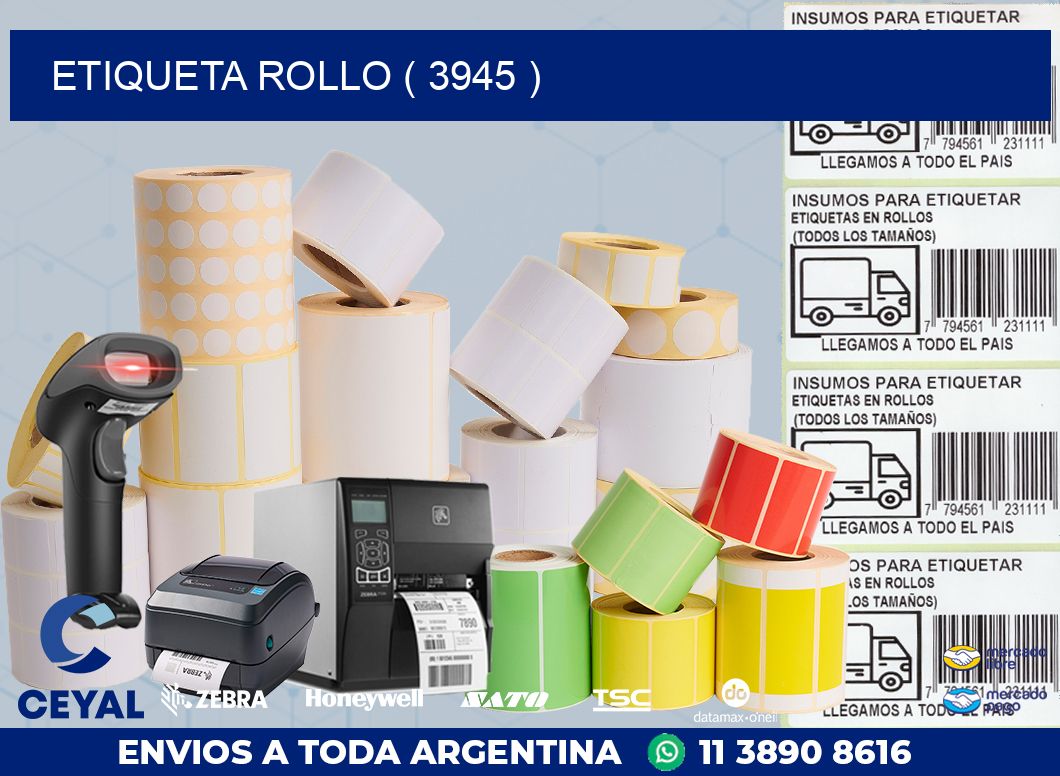 ETIQUETA ROLLO ( 3945 )