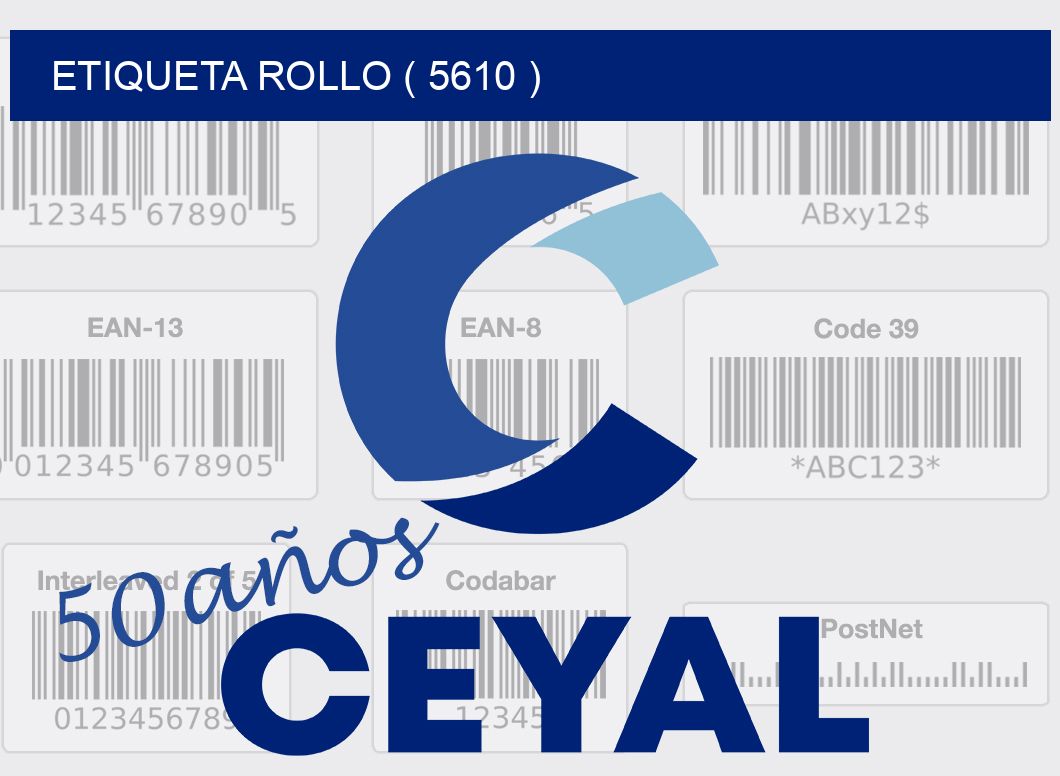 ETIQUETA ROLLO ( 5610 )