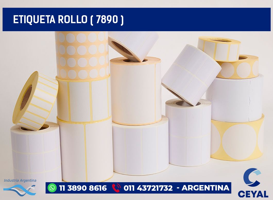 ETIQUETA ROLLO ( 7890 )