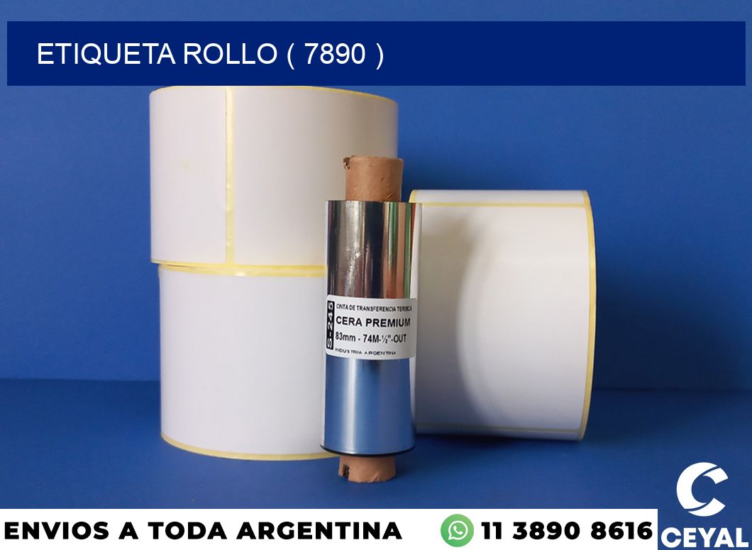 ETIQUETA ROLLO ( 7890 )