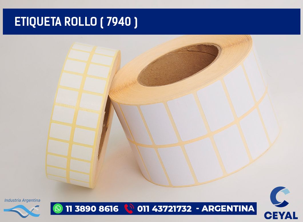 ETIQUETA ROLLO ( 7940 )