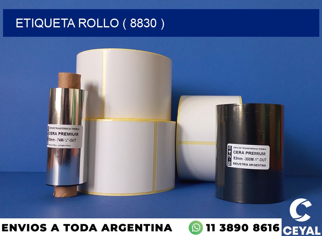 ETIQUETA ROLLO ( 8830 )