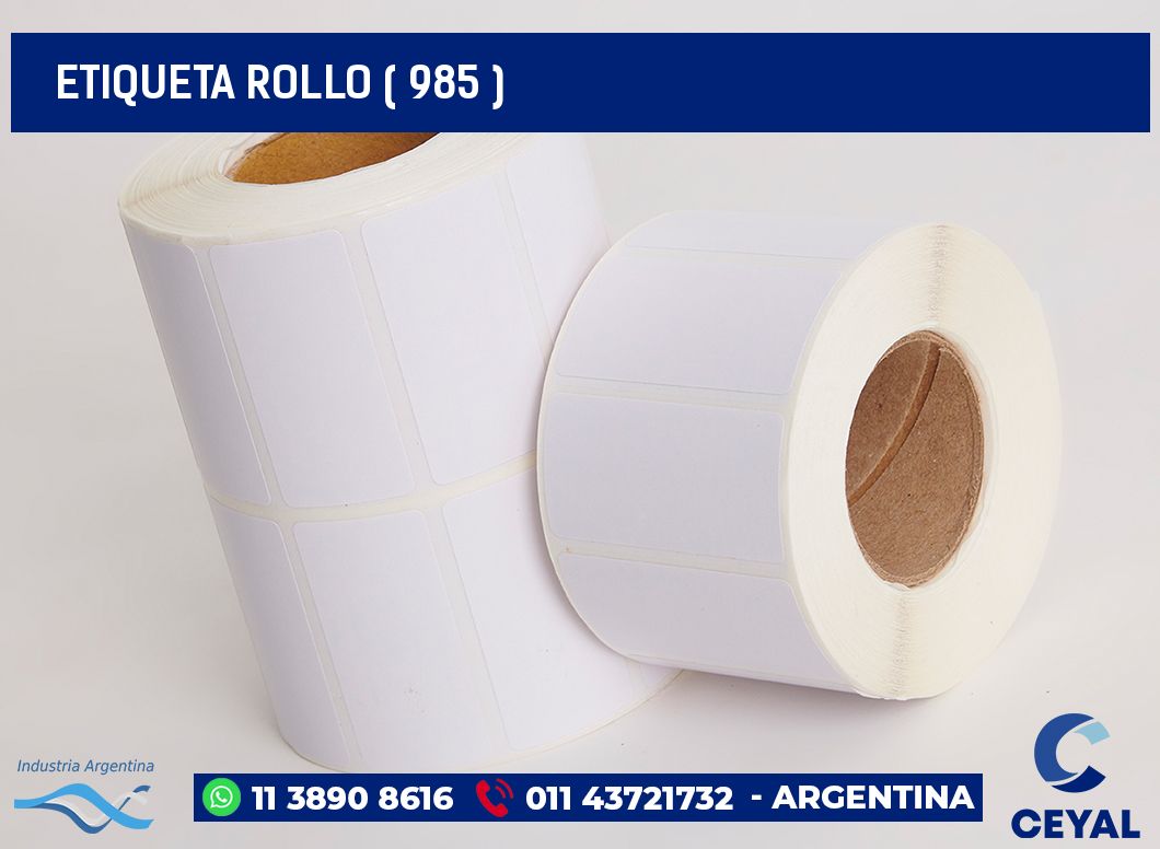 ETIQUETA ROLLO ( 985 )