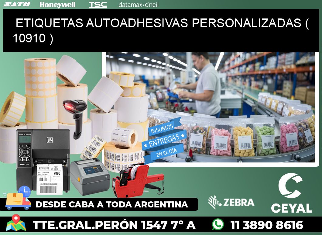 ETIQUETAS AUTOADHESIVAS PERSONALIZADAS ( 10910 )