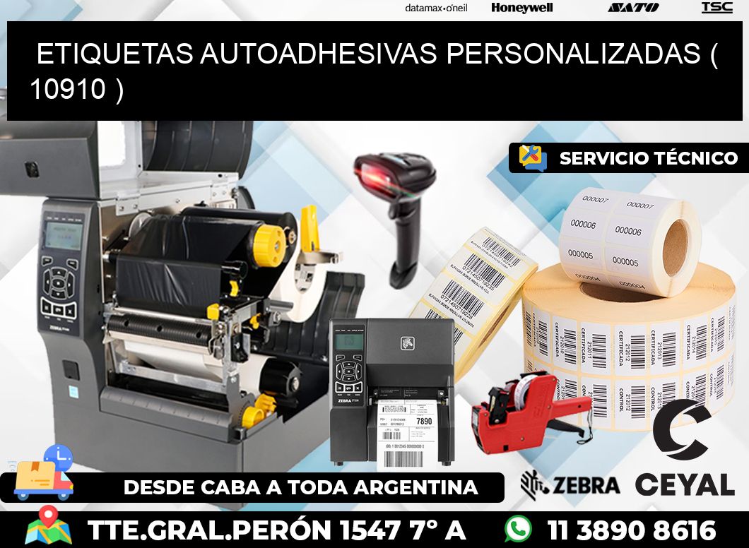 ETIQUETAS AUTOADHESIVAS PERSONALIZADAS ( 10910 )