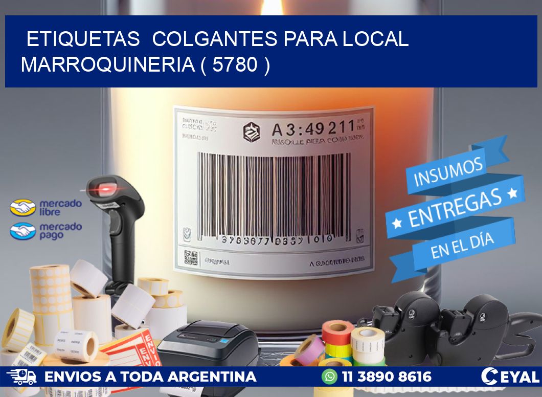 ETIQUETAS  COLGANTES PARA LOCAL MARROQUINERIA ( 5780 )