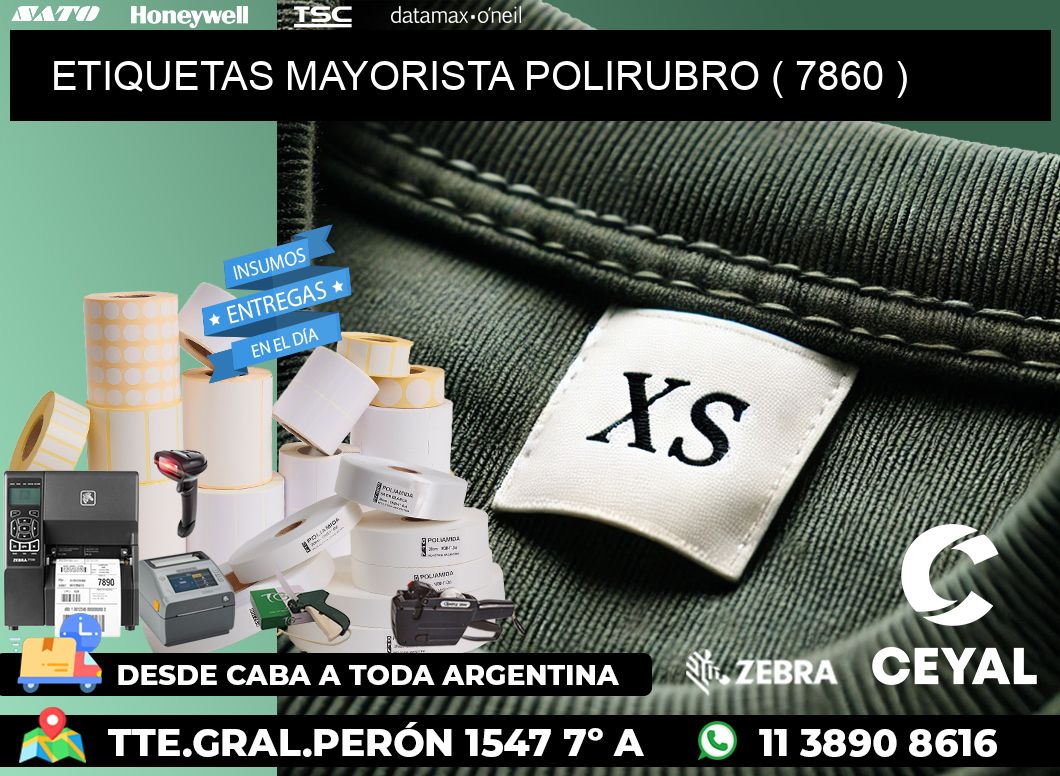 ETIQUETAS MAYORISTA POLIRUBRO ( 7860 )