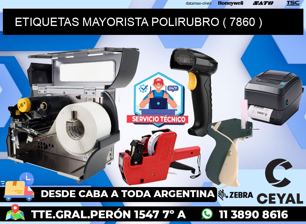 ETIQUETAS MAYORISTA POLIRUBRO ( 7860 )