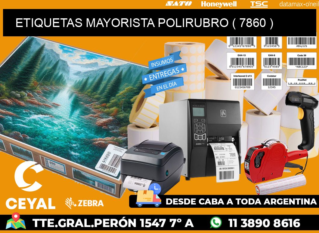 ETIQUETAS MAYORISTA POLIRUBRO ( 7860 )