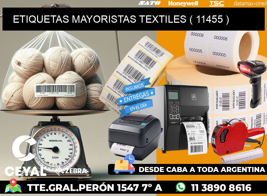 ETIQUETAS MAYORISTAS TEXTILES ( 11455 )