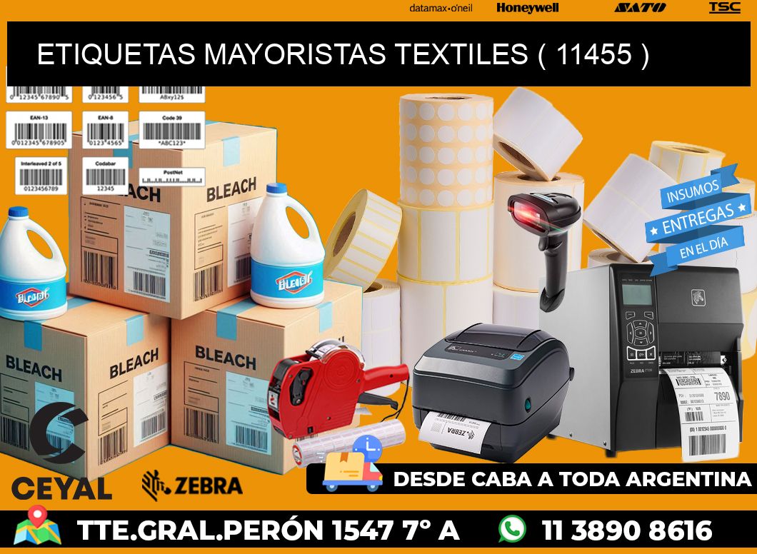 ETIQUETAS MAYORISTAS TEXTILES ( 11455 )