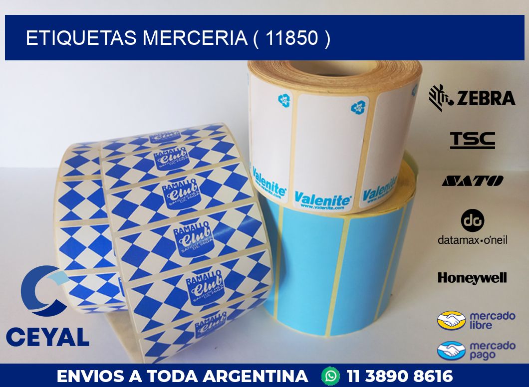 ETIQUETAS MERCERIA ( 11850 )