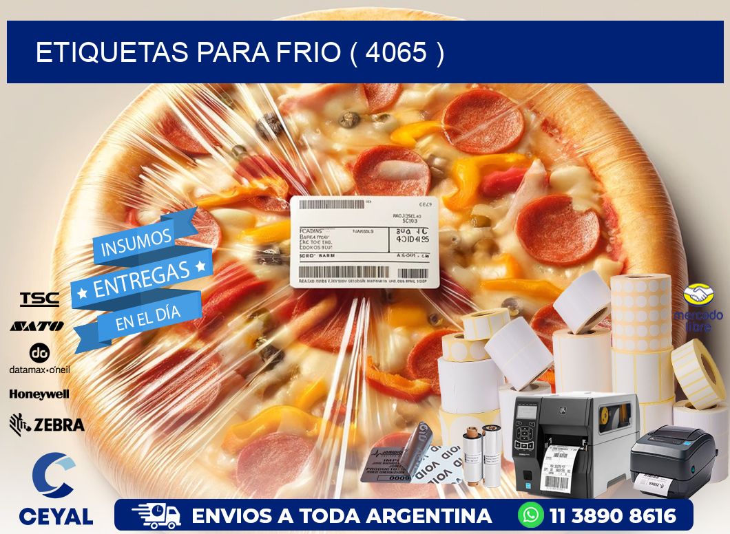 ETIQUETAS PARA FRIO ( 4065 )