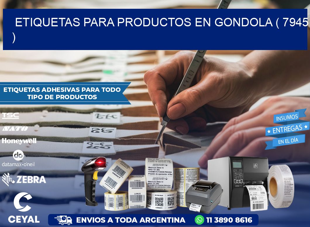 ETIQUETAS PARA PRODUCTOS EN GONDOLA ( 7945 )