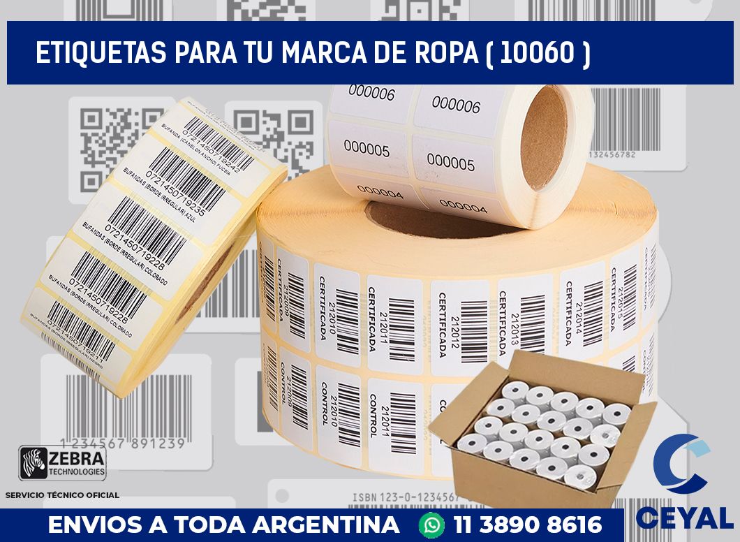 ETIQUETAS PARA TU MARCA DE ROPA ( 10060 )