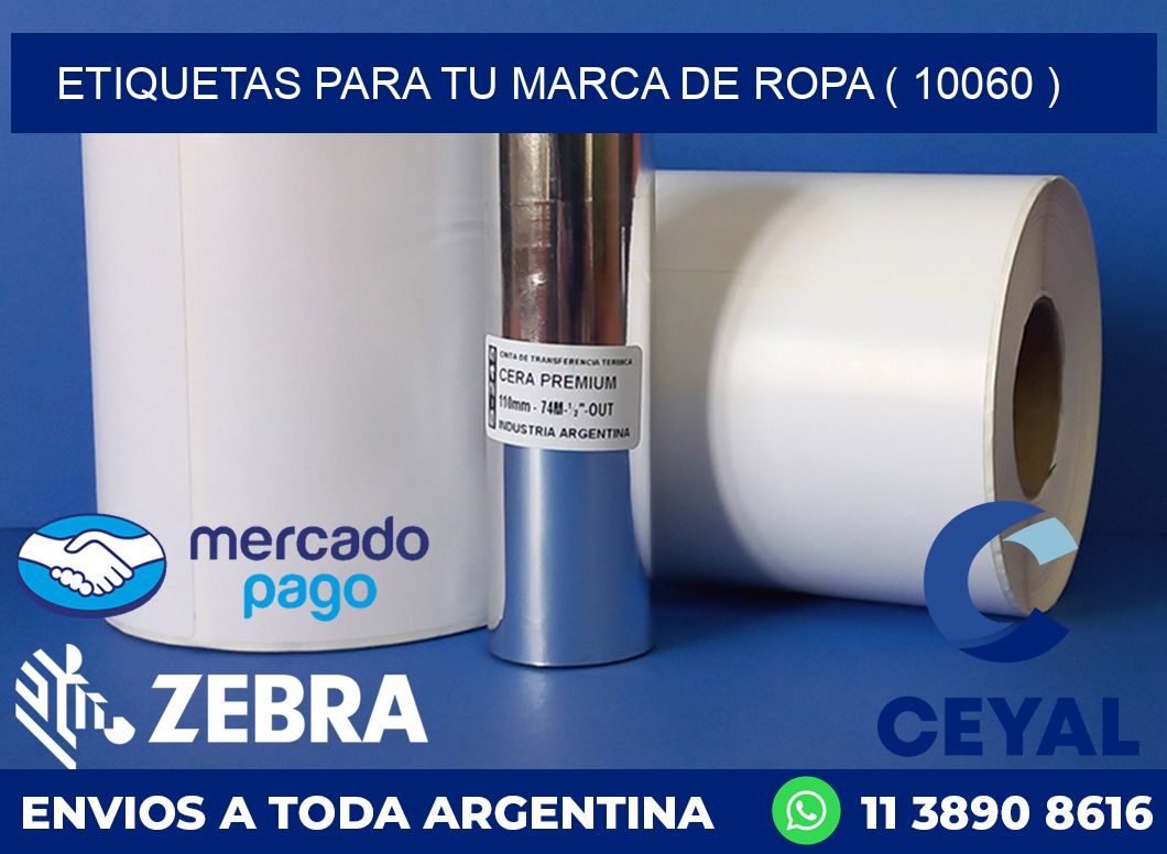 ETIQUETAS PARA TU MARCA DE ROPA ( 10060 )