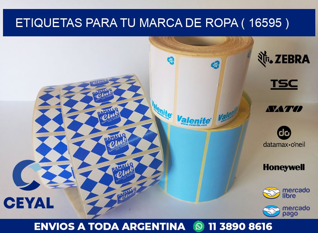 ETIQUETAS PARA TU MARCA DE ROPA ( 16595 )