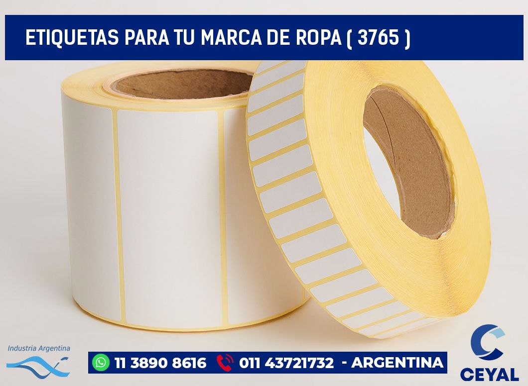 ETIQUETAS PARA TU MARCA DE ROPA ( 3765 )
