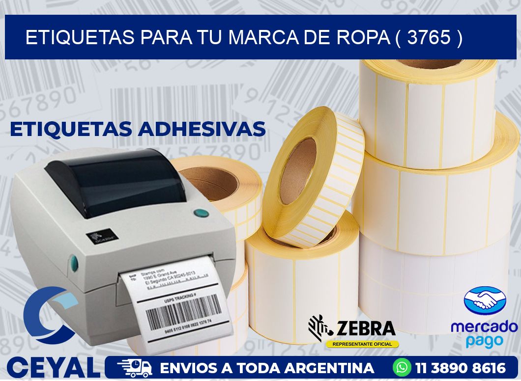 ETIQUETAS PARA TU MARCA DE ROPA ( 3765 )