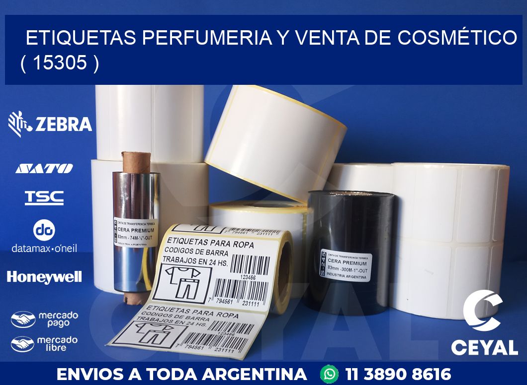 ETIQUETAS PERFUMERIA Y VENTA DE COSMÉTICO ( 15305 )