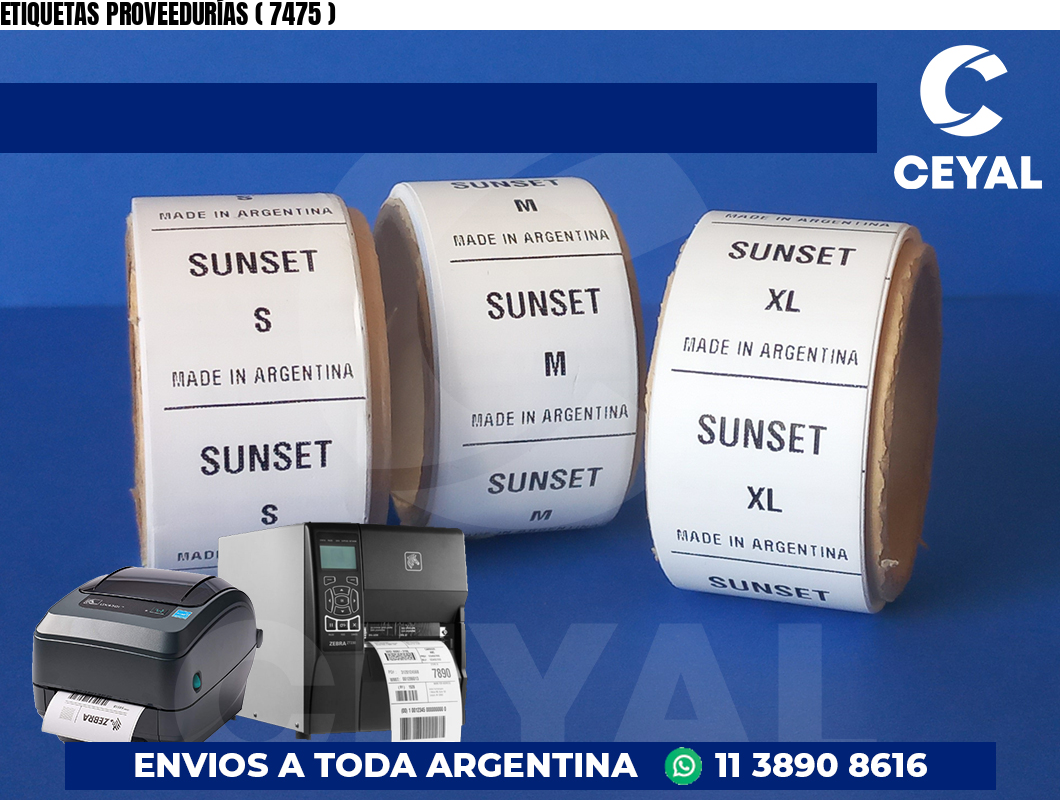 ETIQUETAS PROVEEDURÍAS ( 7475 )