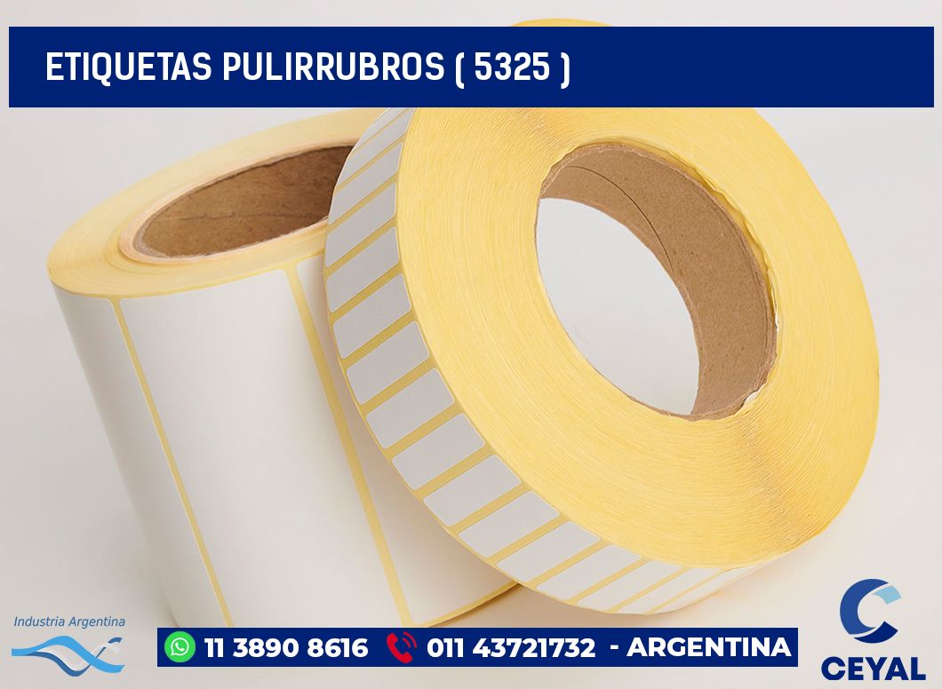 ETIQUETAS PULIRRUBROS ( 5325 )