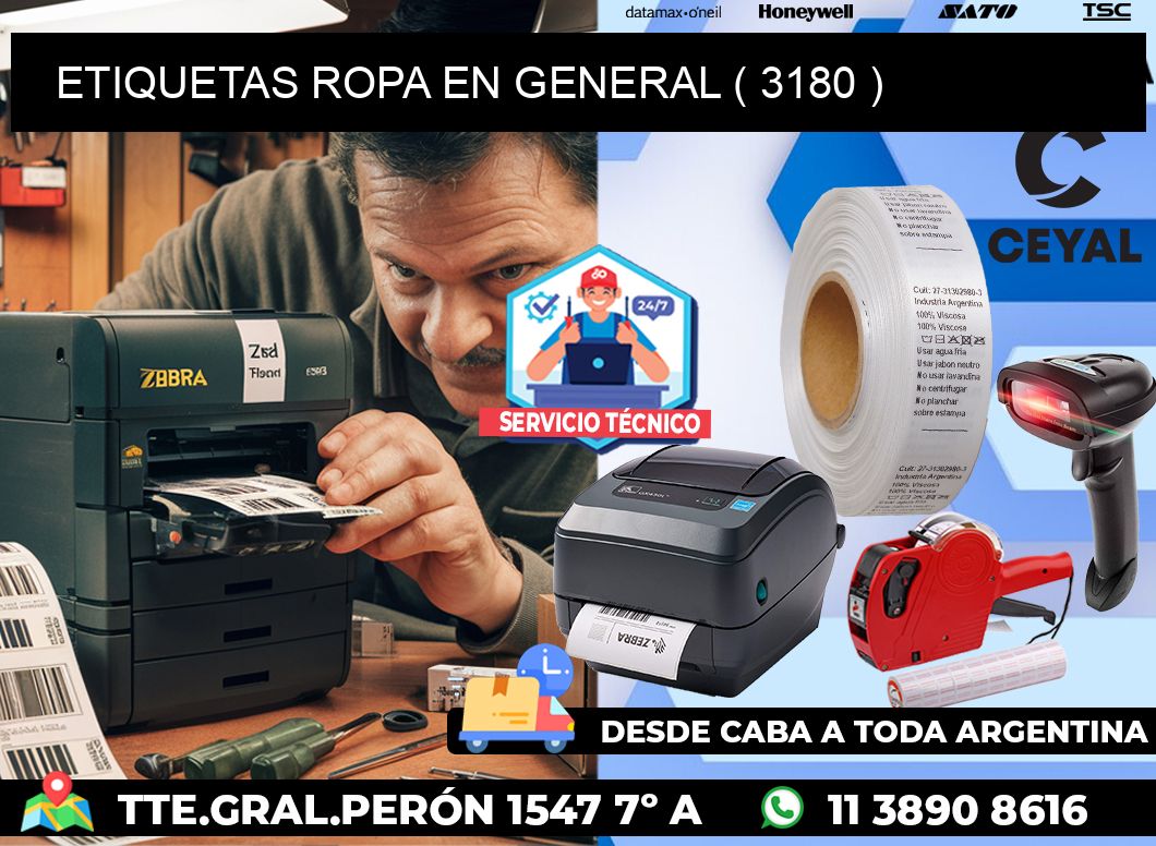 ETIQUETAS ROPA EN GENERAL ( 3180 )
