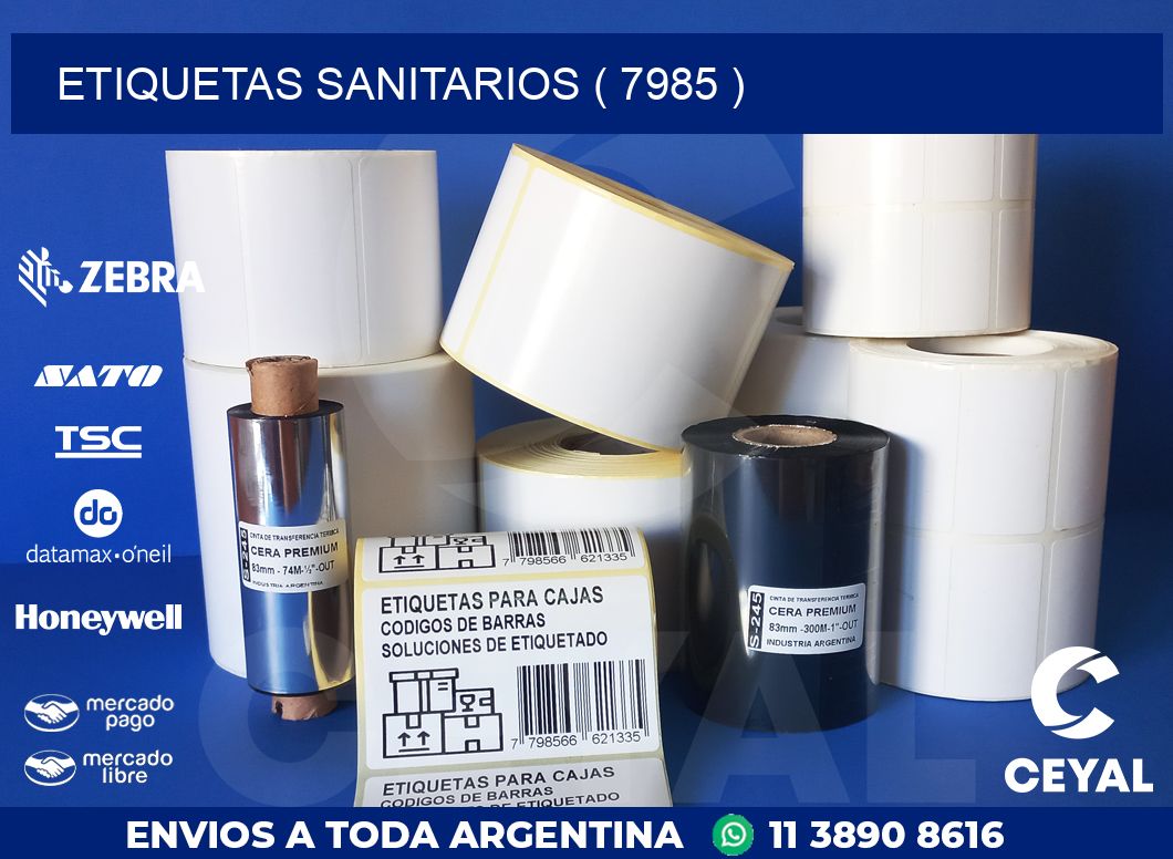 ETIQUETAS SANITARIOS ( 7985 )