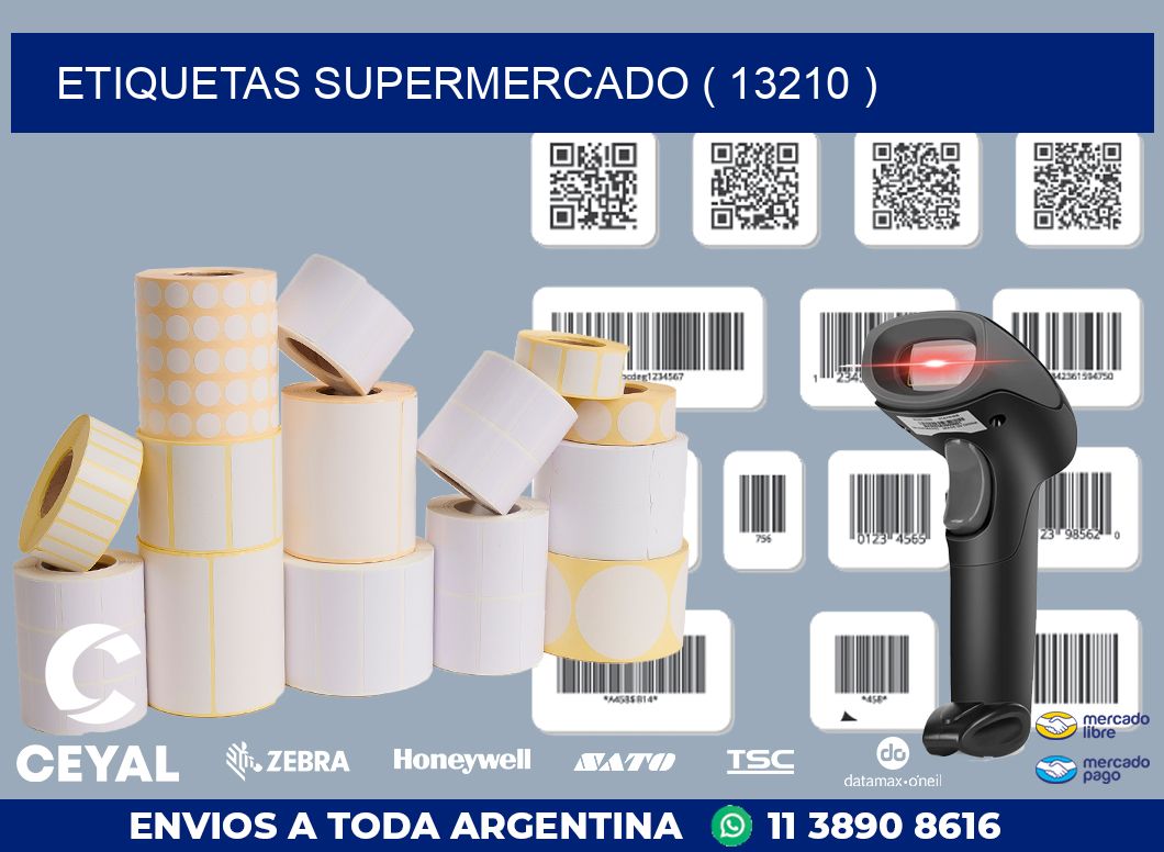 ETIQUETAS SUPERMERCADO ( 13210 )