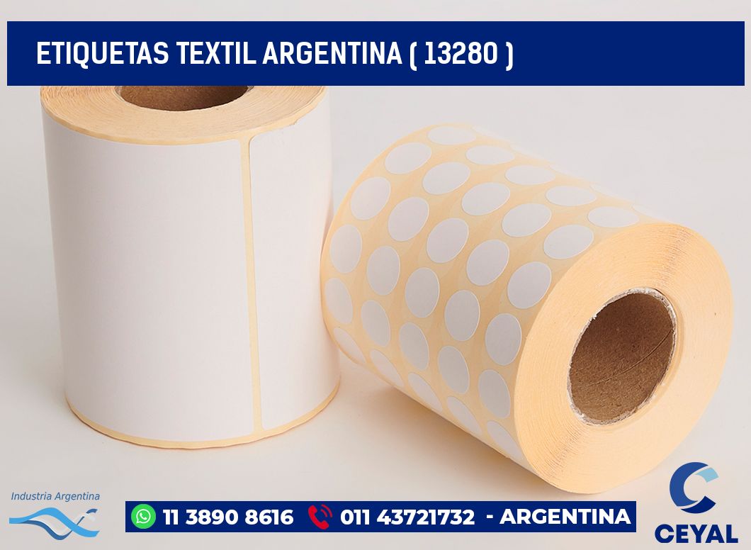 ETIQUETAS TEXTIL ARGENTINA ( 13280 )