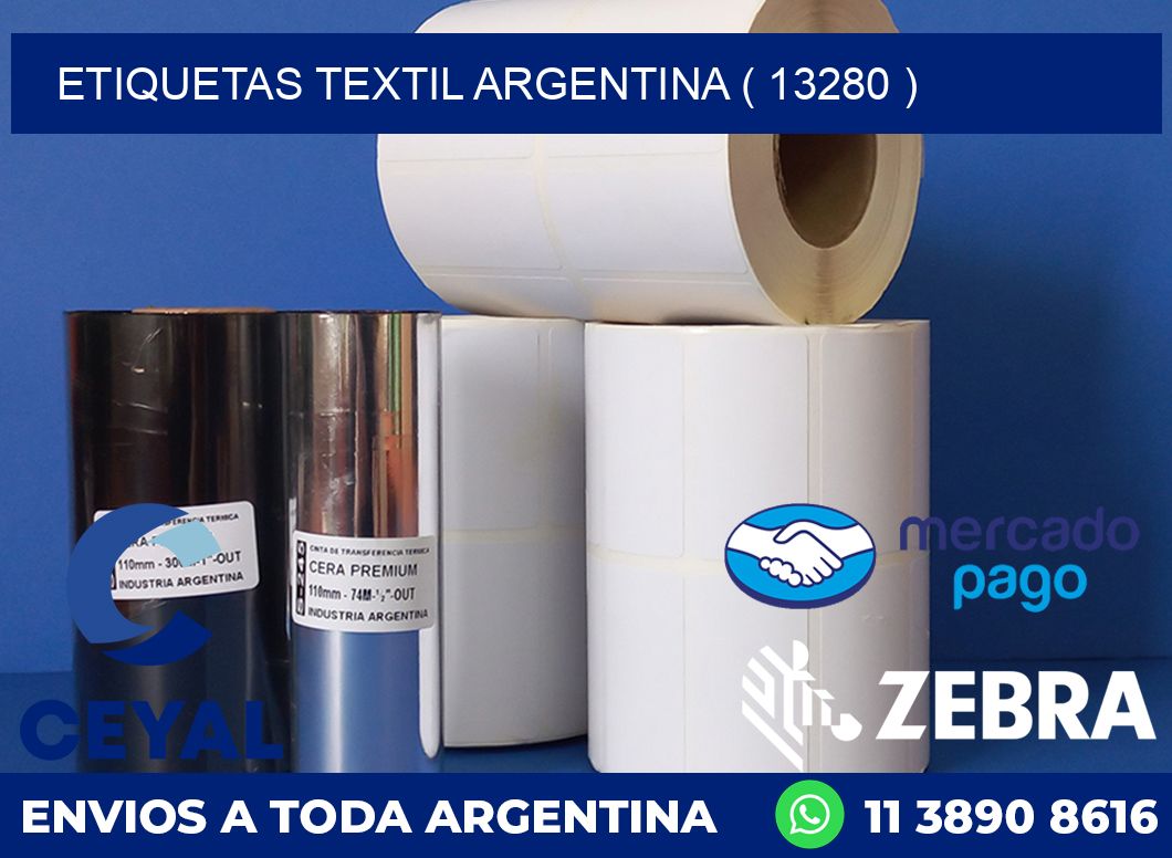 ETIQUETAS TEXTIL ARGENTINA ( 13280 )