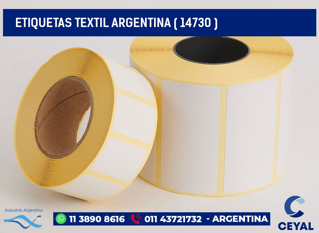 ETIQUETAS TEXTIL ARGENTINA ( 14730 )