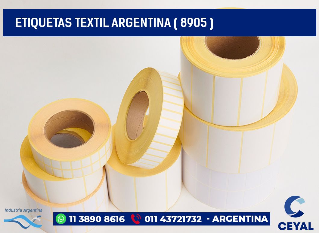 ETIQUETAS TEXTIL ARGENTINA ( 8905 )