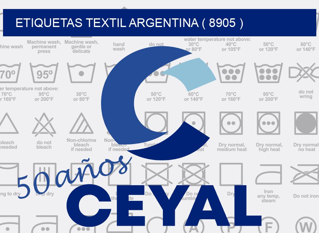 ETIQUETAS TEXTIL ARGENTINA ( 8905 )