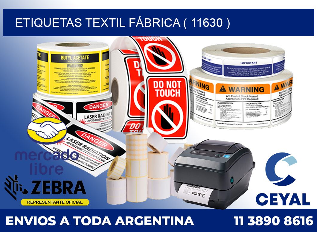 ETIQUETAS TEXTIL FÁBRICA ( 11630 )