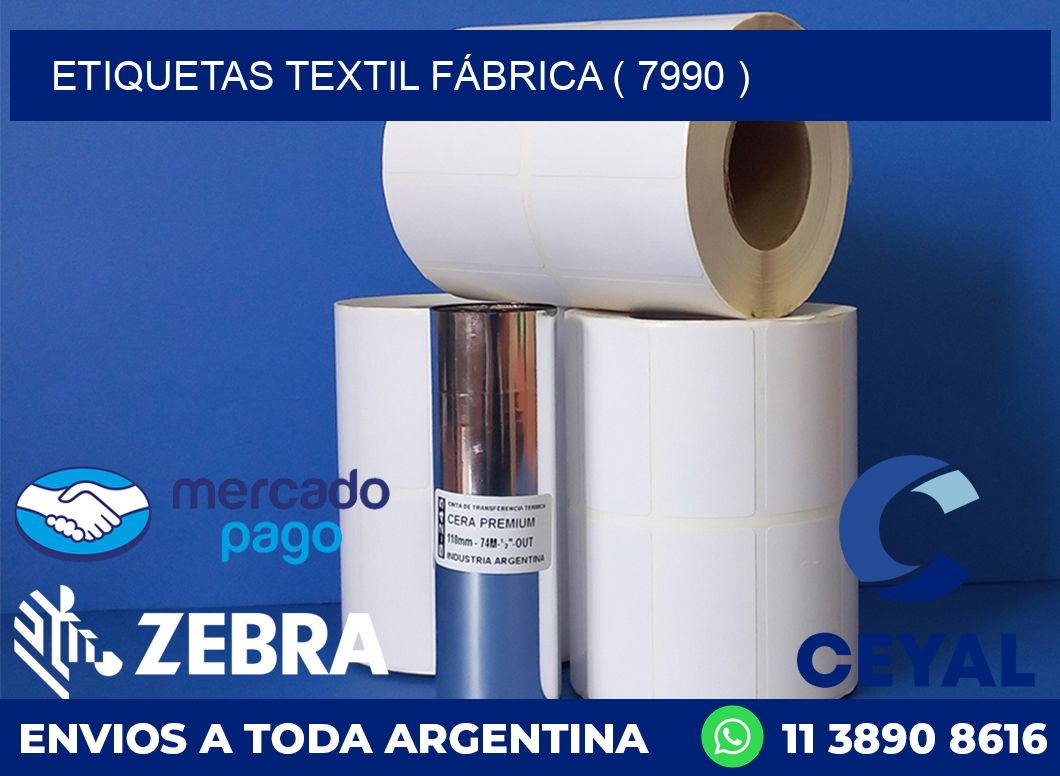 ETIQUETAS TEXTIL FÁBRICA ( 7990 )