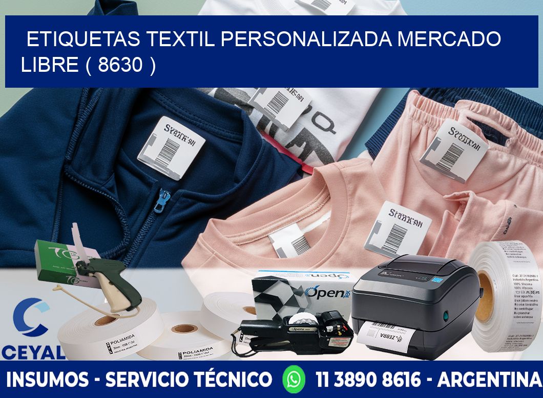 ETIQUETAS TEXTIL PERSONALIZADA MERCADO LIBRE ( 8630 )