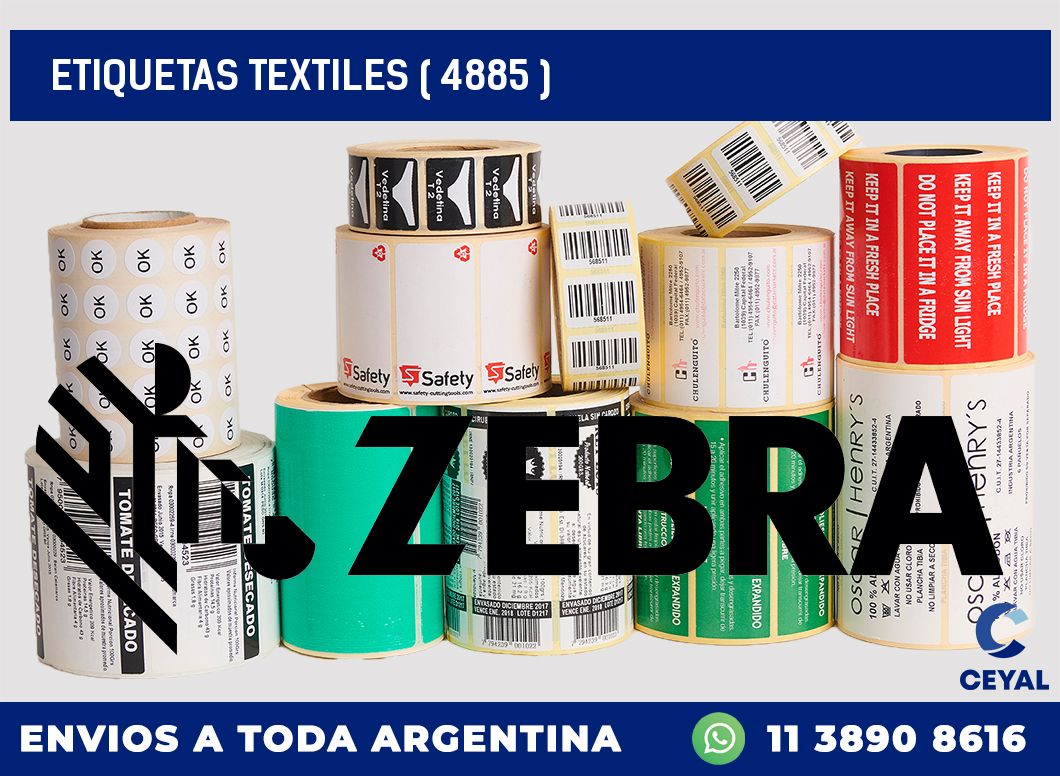 ETIQUETAS TEXTILES ( 4885 )