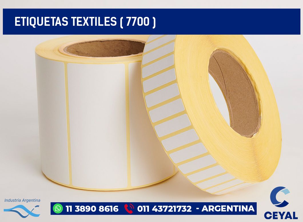 ETIQUETAS TEXTILES ( 7700 )
