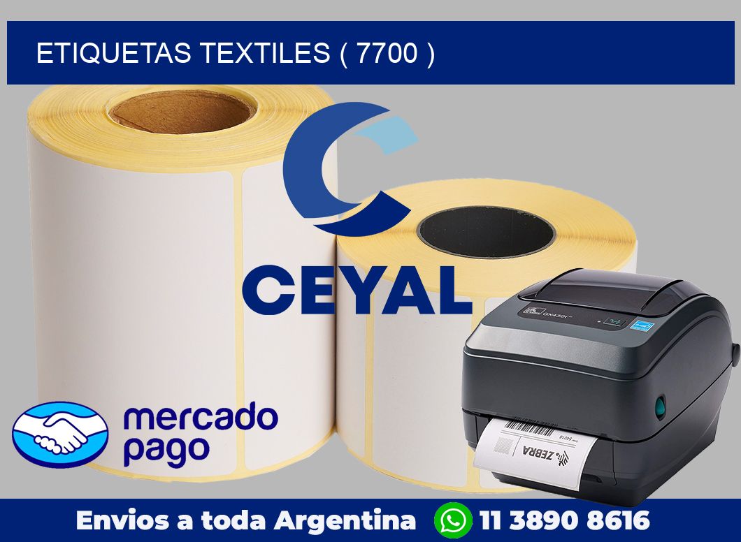 ETIQUETAS TEXTILES ( 7700 )