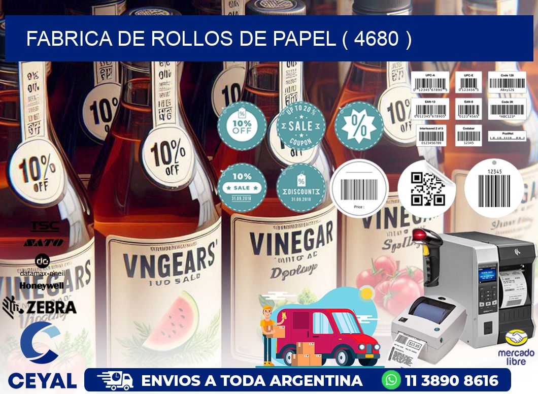 FABRICA DE ROLLOS DE PAPEL ( 4680 )