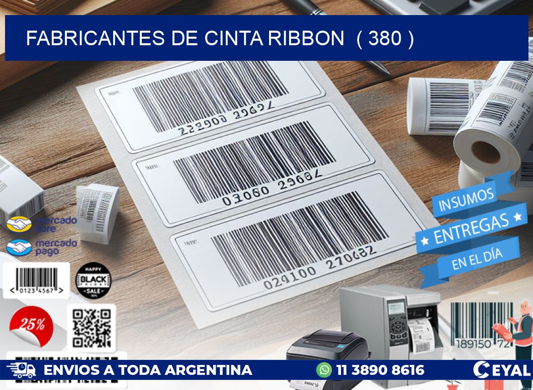 FABRICANTES DE CINTA RIBBON  ( 380 )