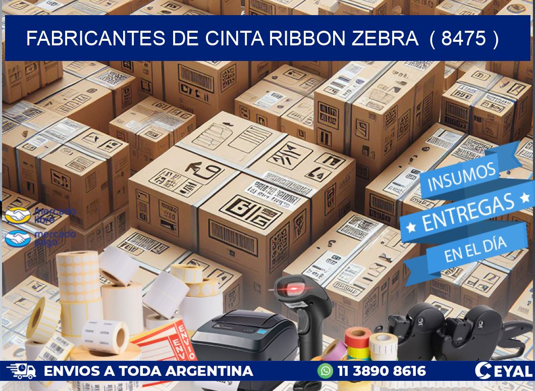 FABRICANTES DE CINTA RIBBON ZEBRA  ( 8475 )