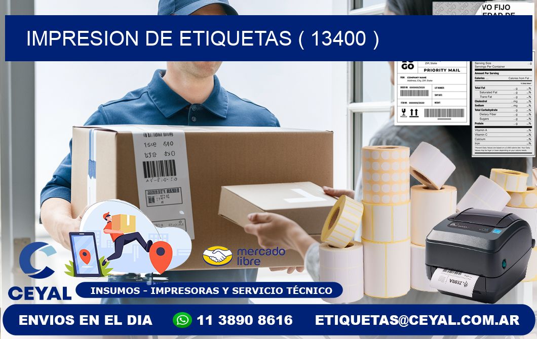 IMPRESION DE ETIQUETAS ( 13400 )
