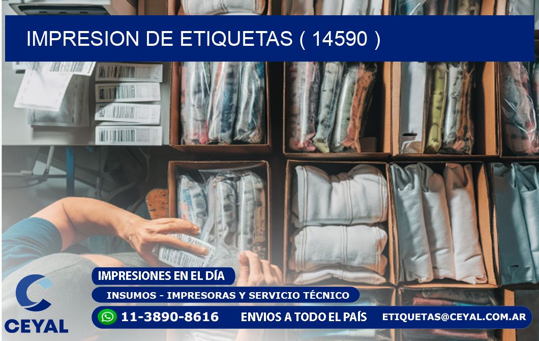 IMPRESION DE ETIQUETAS ( 14590 )