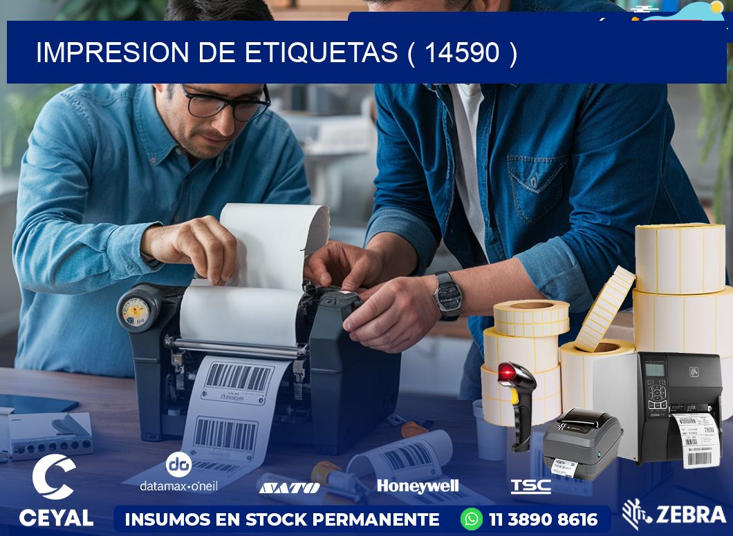 IMPRESION DE ETIQUETAS ( 14590 )