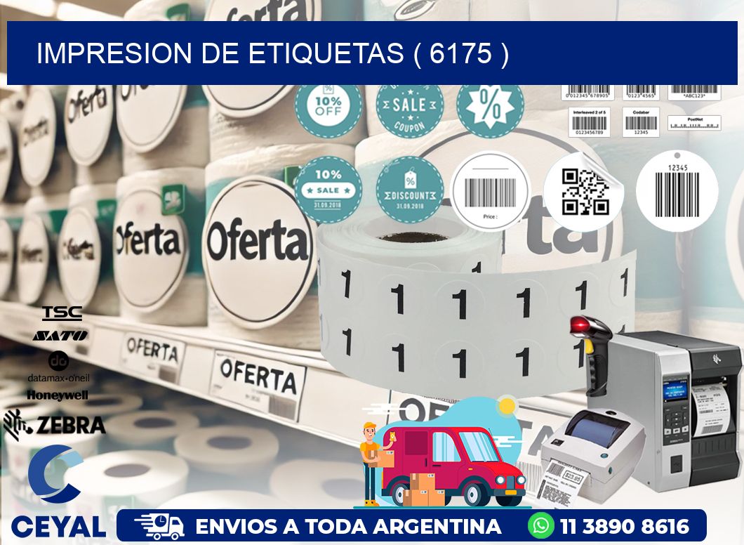 IMPRESION DE ETIQUETAS ( 6175 )