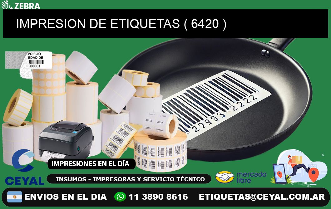 IMPRESION DE ETIQUETAS ( 6420 )